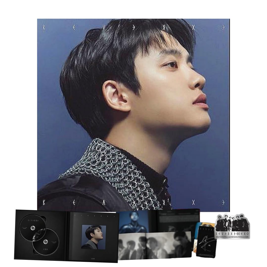 Amazon.com: EXO REVERXE 8th Album [Compact D.O. Ver.] Photobook +